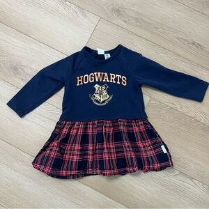 Hogwarts Plaid Sweatshirt Dress